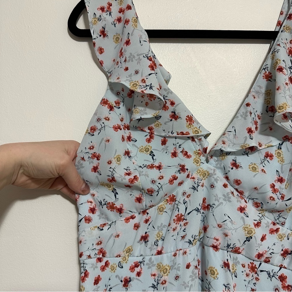 Lulus By the Bouq Floral Ruffle Mini Dress - Picture 3 of 8